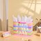 SUNCOLOR 13&#x22; Large Gift Bag with Card and Tissue Paper (Colorful Happy Birthday)